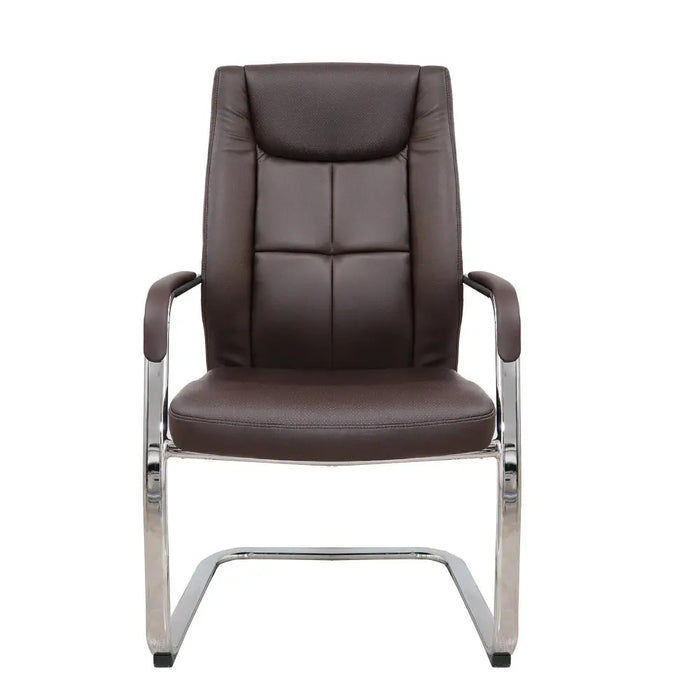 RFG Visitor’s chair BOGART M eco-leather brown - Офис столове<<<За офиса<<<ZoraSite