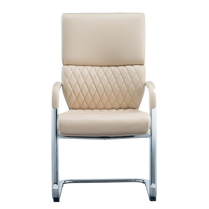 RFG Visitor's chair GRANDE M, eco-leather, beige