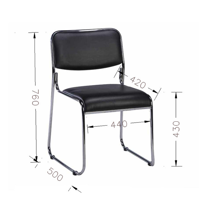 RFG Visitor chair Axo M, red
