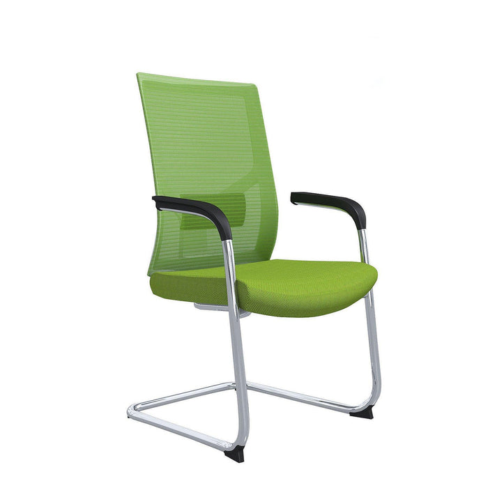 RFG Visitor chair Snow M, green seat, green back