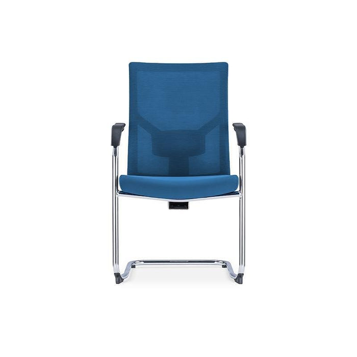 RFG Visitor chair Snow Black M, dark blue seat, dark blue backrest, 2 pieces
