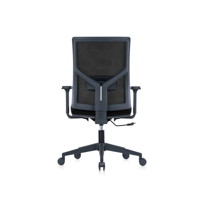 RFG Ergonomic chair Snow Black W, black seat, black backrest