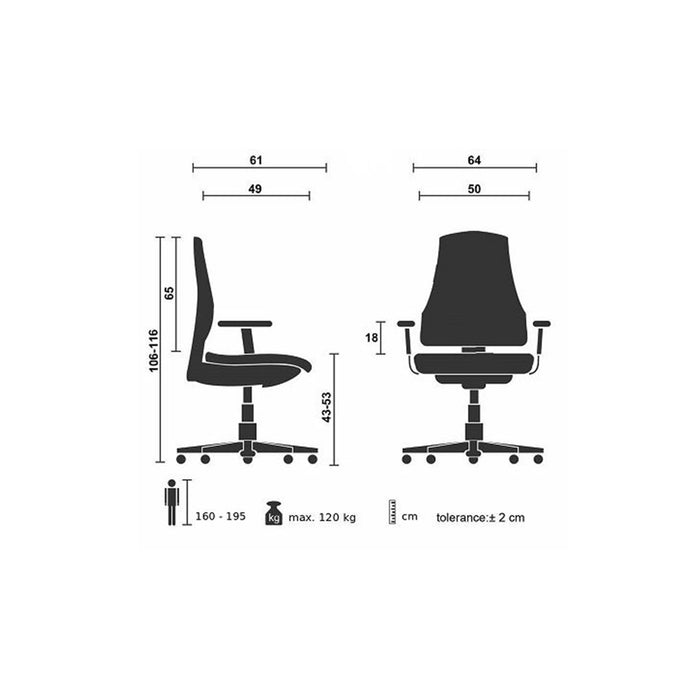 RFG Director's chair Spike 13 HB, light blue