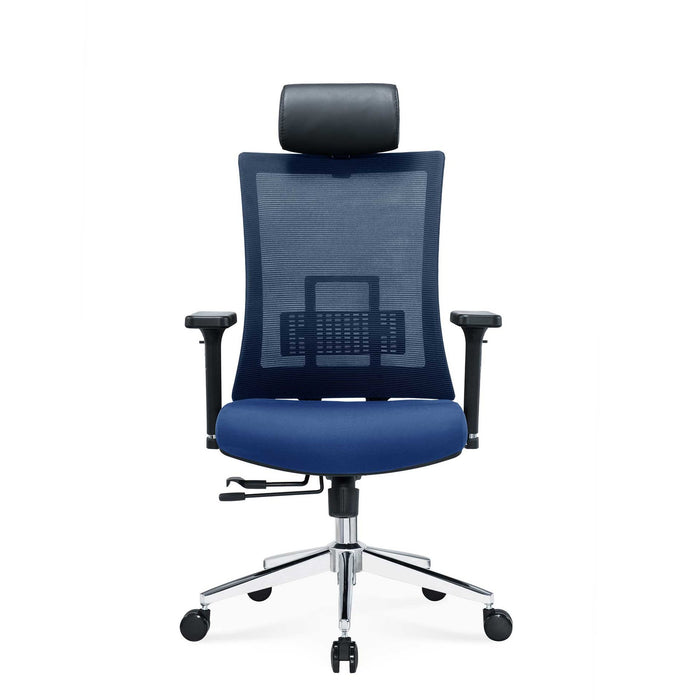 RFG Ergonomic chair Luxe Chrome HB, blue