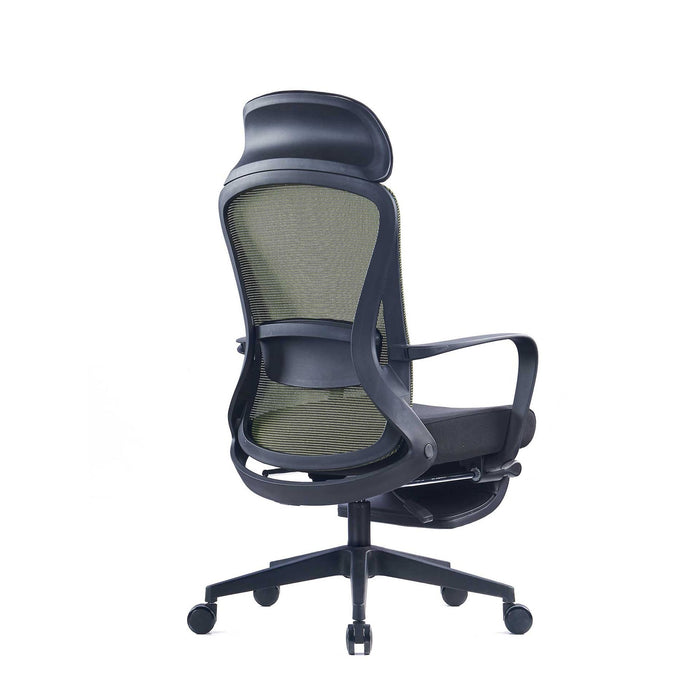 RFG Executive chair Enjoy HB, black seat, green back