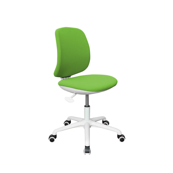RFG Children's chair Lucky White, damask, green seat, green backrest