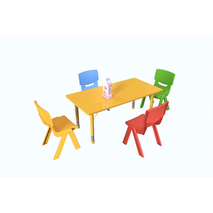 RFG Children's chair Chico, plastic, with backrest, yellow, 41 x 35 x 62 cm