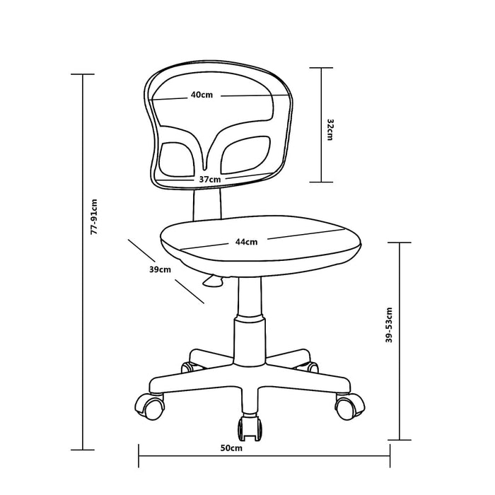 RFG Children's chair Honey Black, blue