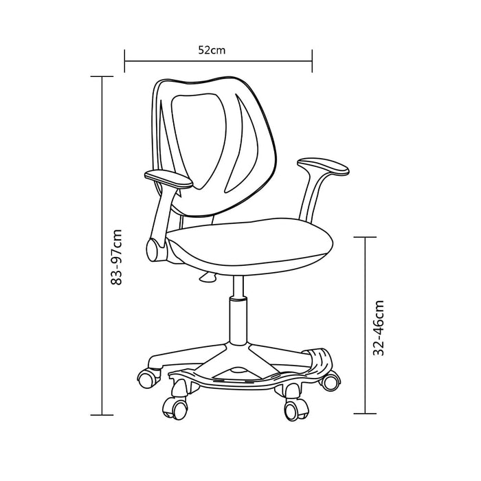 RFG Children's chair Sweety Black, pink