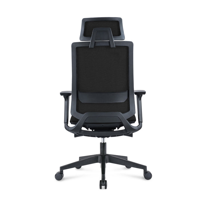 RFG Meteor X Black HB ergonomic chair, black seat, black back