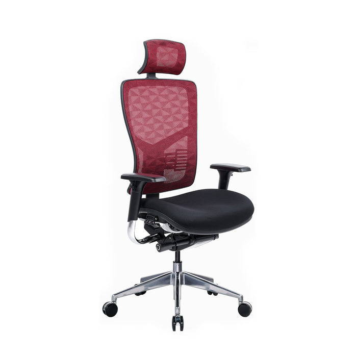 RFG Ergonomic chair TECH@PRO, black seat, red backrest
