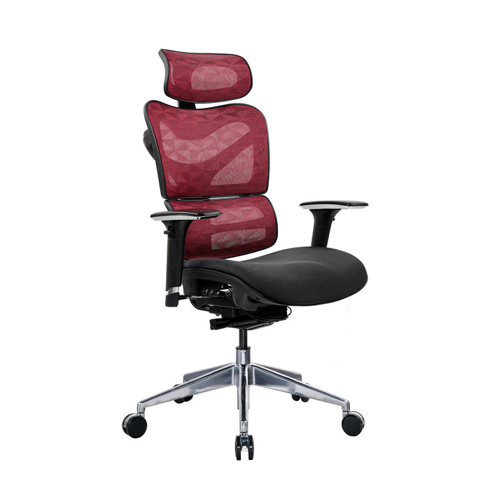 RFG Ergonomic chair TECH@GAMES, black seat, red backrest