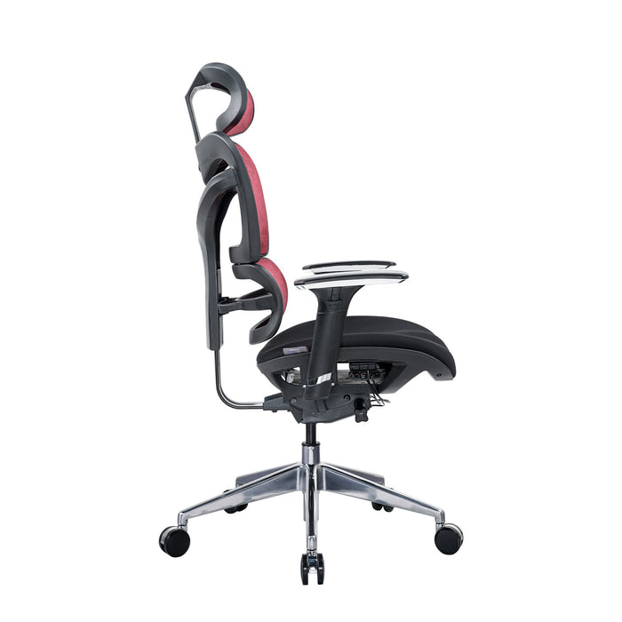 RFG Ergonomic chair TECH@GAMES, black seat, red backrest