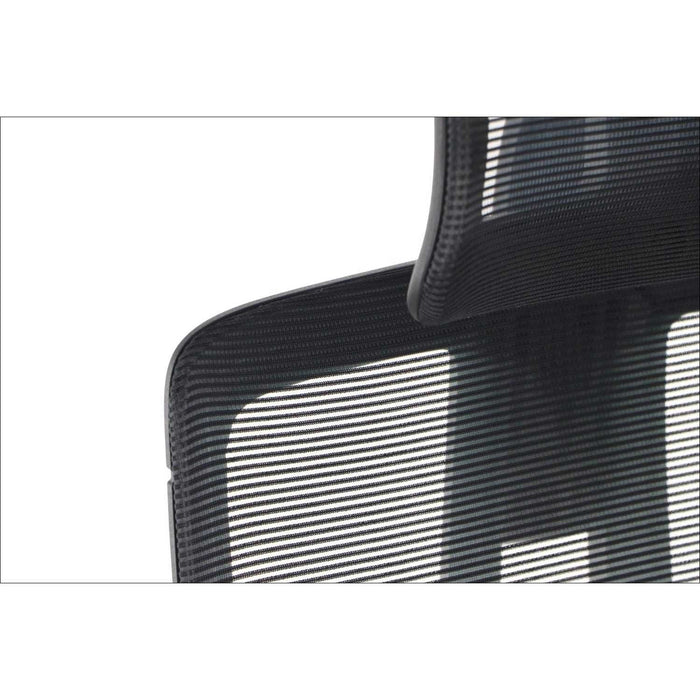 RFG Artur HB ergonomic chair, dark gray seat, black backrest
