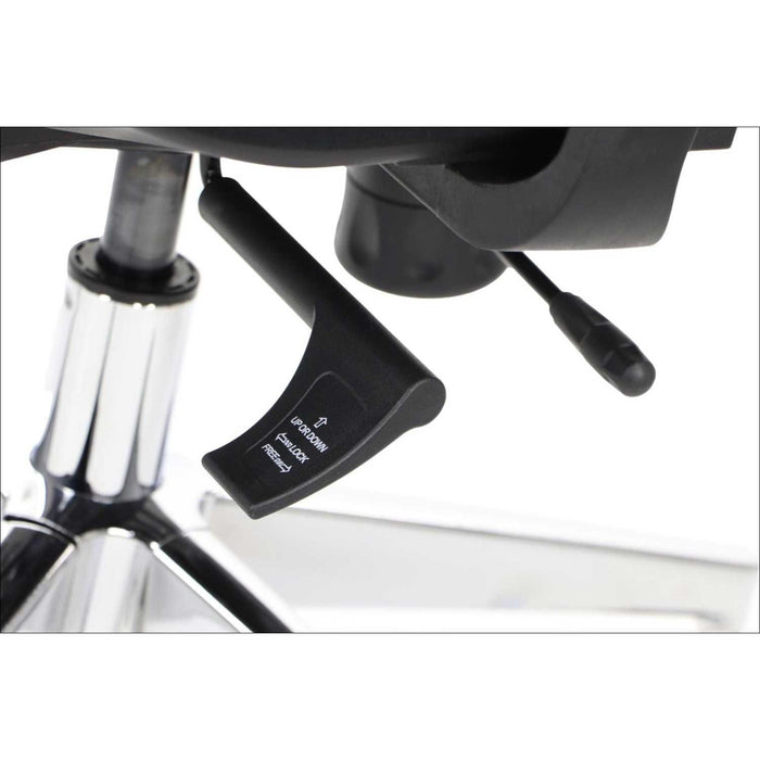 RFG Artur HB ergonomic chair, dark gray seat, black backrest