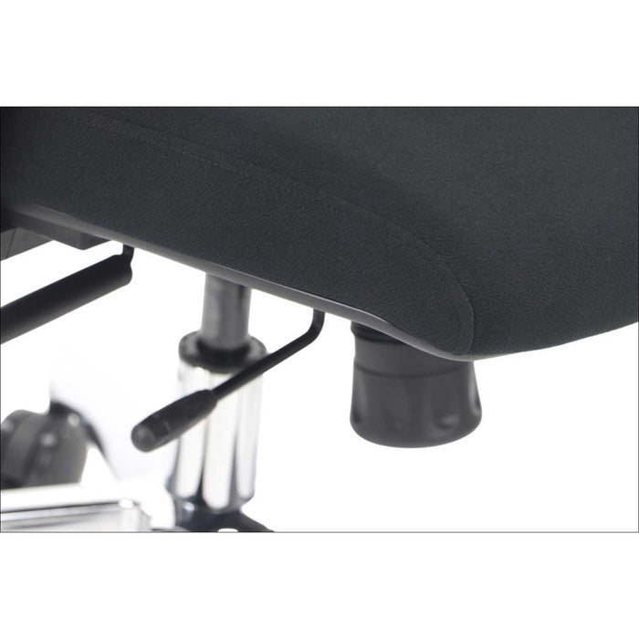 RFG Artur HB ergonomic chair, dark gray seat, black backrest