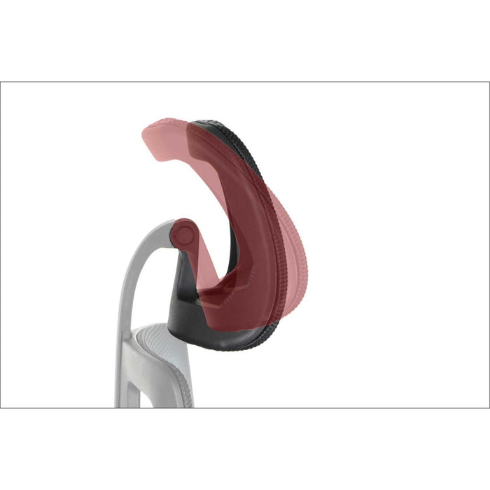 RFG Artur HB ergonomic chair, dark gray seat, black backrest