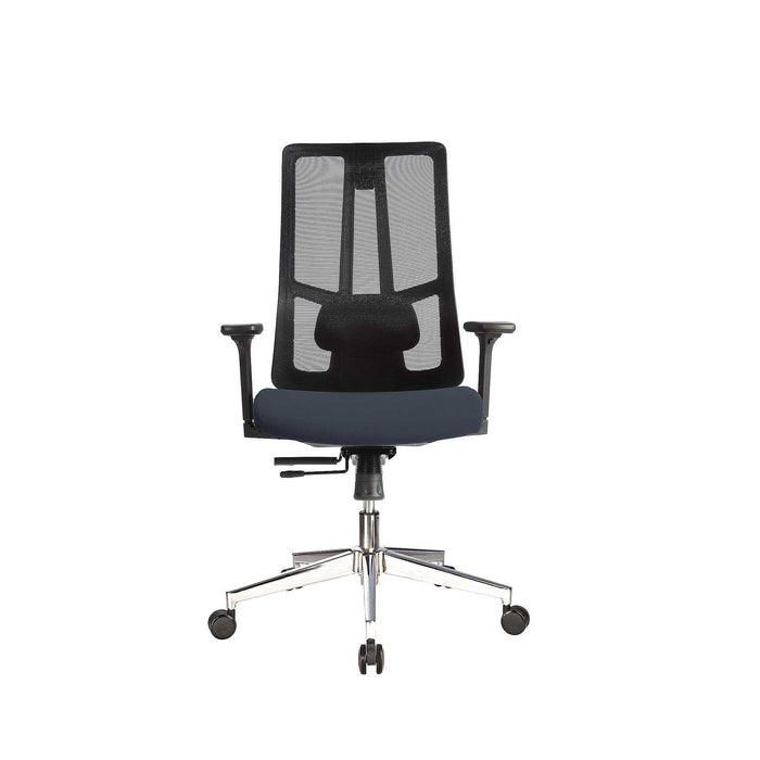 RFG Artur W ergonomic chair, dark gray seat, black backrest
