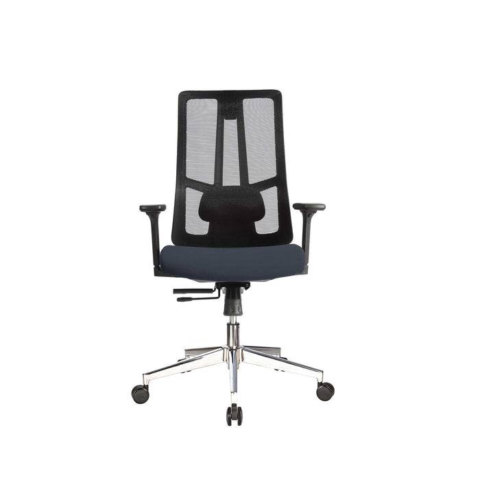 RFG Artur W ergonomic chair, dark gray seat, black backrest