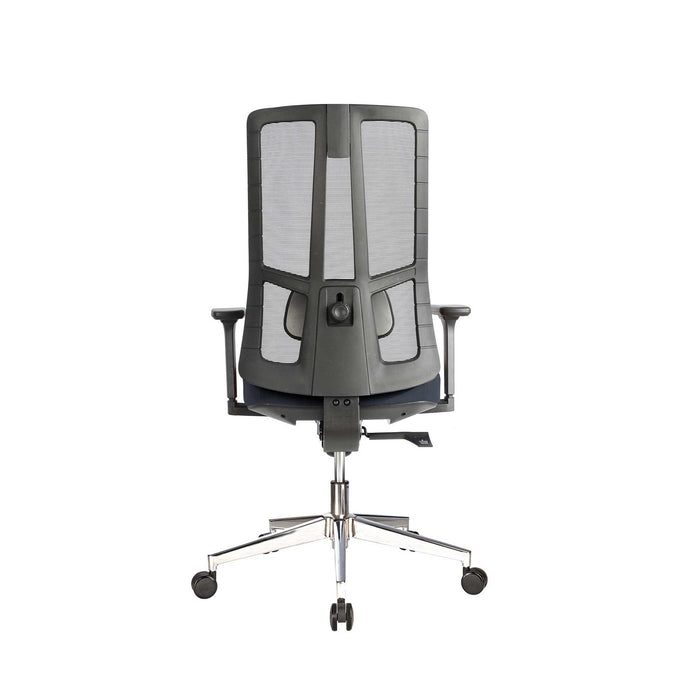 RFG Artur W ergonomic chair, dark gray seat, black backrest