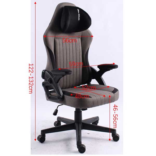 RFG Blaze gaming chair, black and red