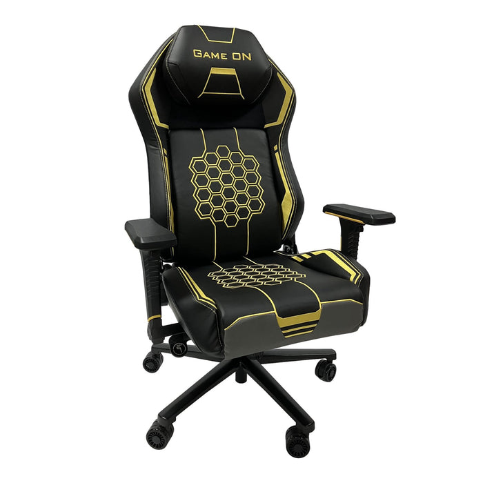RFG Gaming chair Game On, black and yellow