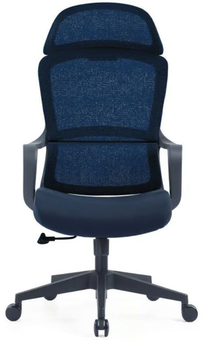 RFG Director's chair Best HB, damask and mesh, dark blue seat, dark blue back