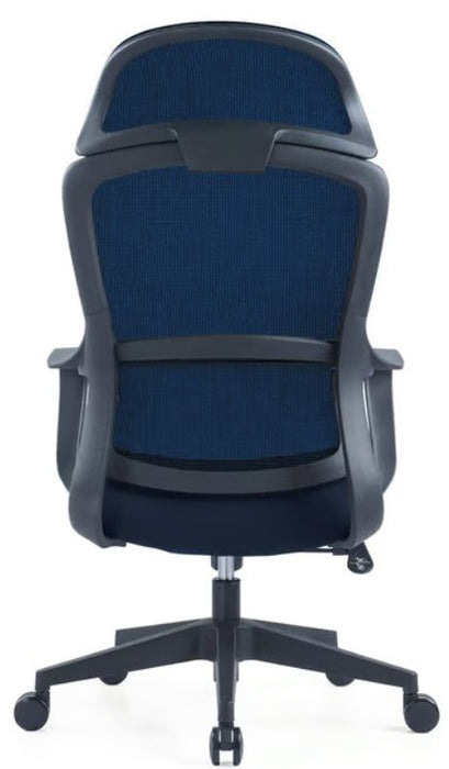 RFG Director's chair Best HB, damask and mesh, dark blue seat, dark blue back