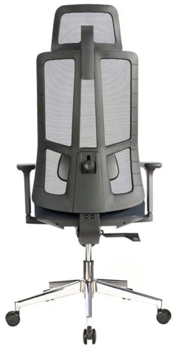 RFG Artur HB ergonomic chair, dark gray seat, black backrest