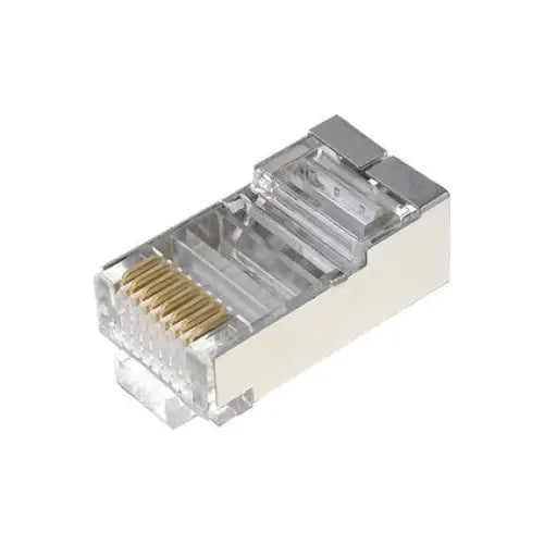 RG45 8/8 CONNECTOR SHIELDED 2PCS IN A PACKAGE. STEINBERGER - Инсталационни материали<<<Електроматериали<<<Строителни
