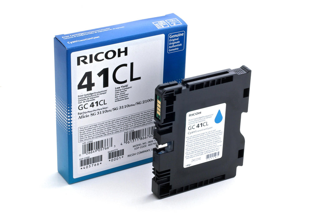 Ink gel RICOH GC 41CL, GelJet SG 2100N/2100DN, 600 copies, Cyan