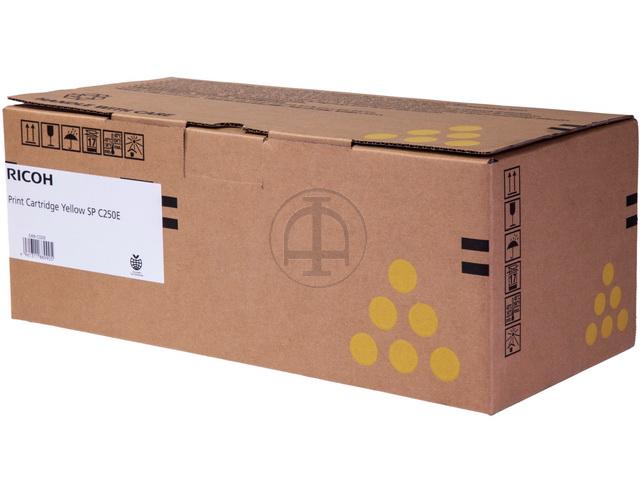 Toner cartridge Ricoh SPC250E, 1600 copies, Yellow