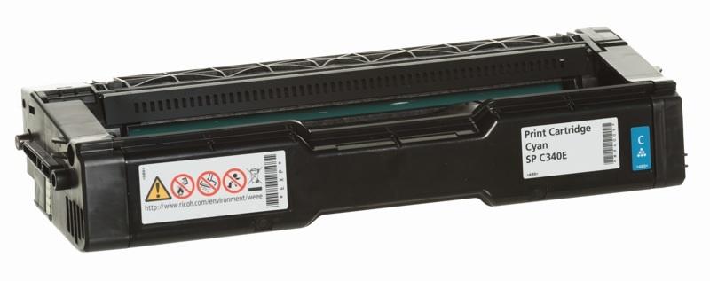 Toner cartridge Ricoh SPC340E, 5000 copies, C340DN Cyan