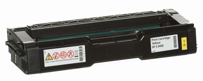 Toner cartridge Ricoh SPC340E, 5000 copies C340DN yellow
