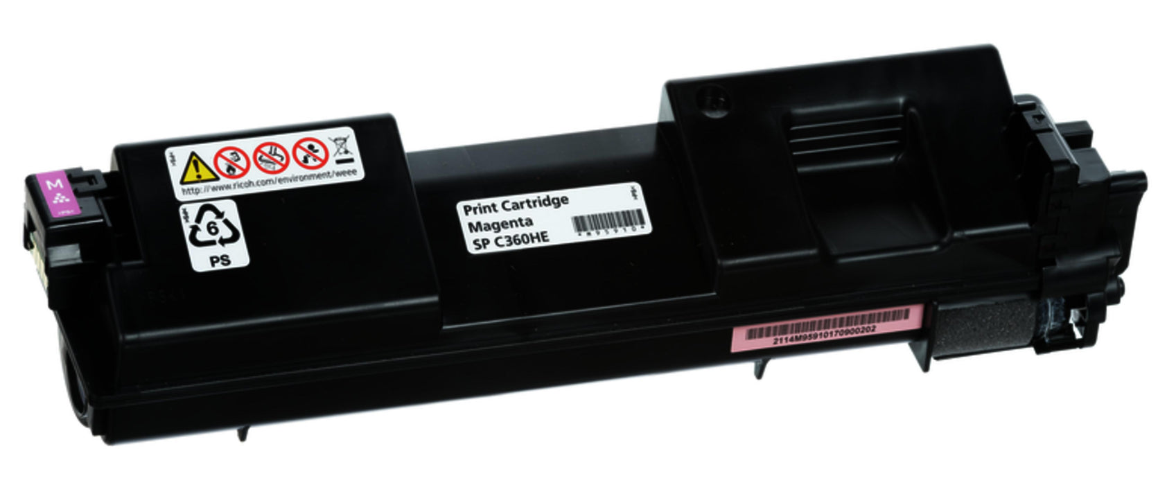 Toner cartridge Ricoh SPC360HE, 5000 copies, Magenta