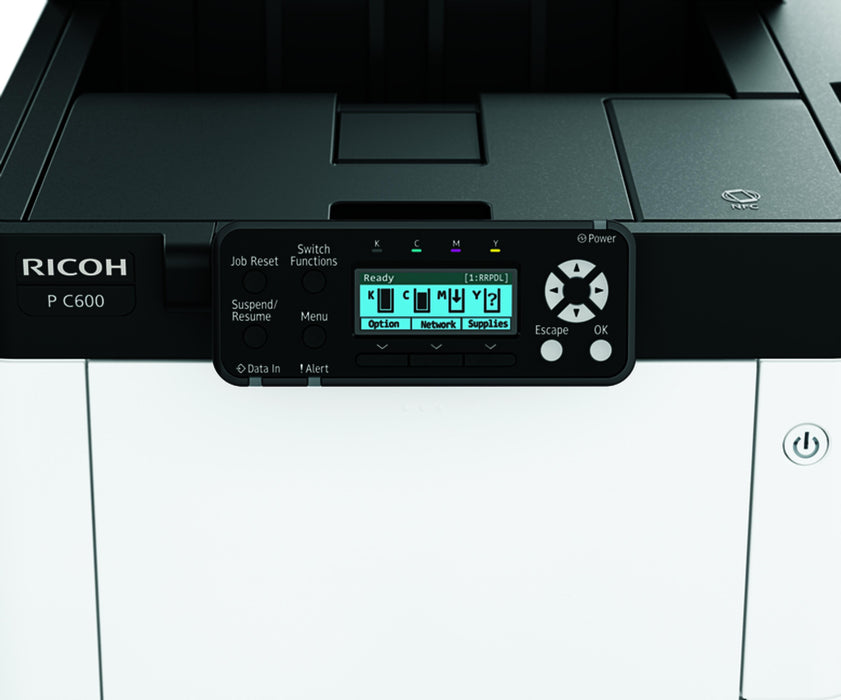 Laser printer RICOH P C600, Color, A4, 40 ppm, USB 2.0