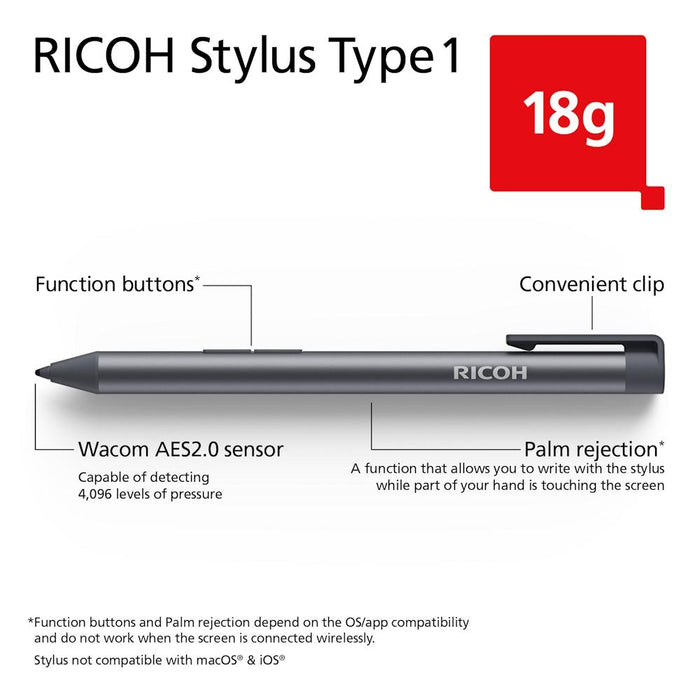 Stylus Ricoh Type 1, For touch monitor Ricoh 150, 150BW