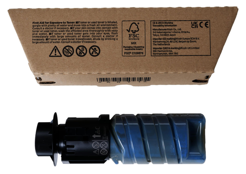 Toner cartridge RICOH blue P 375, 5700 pages.