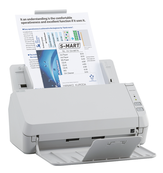 Scanner Ricoh SP-1130N, A4, ADF USB 3.2 LED, 30ppm