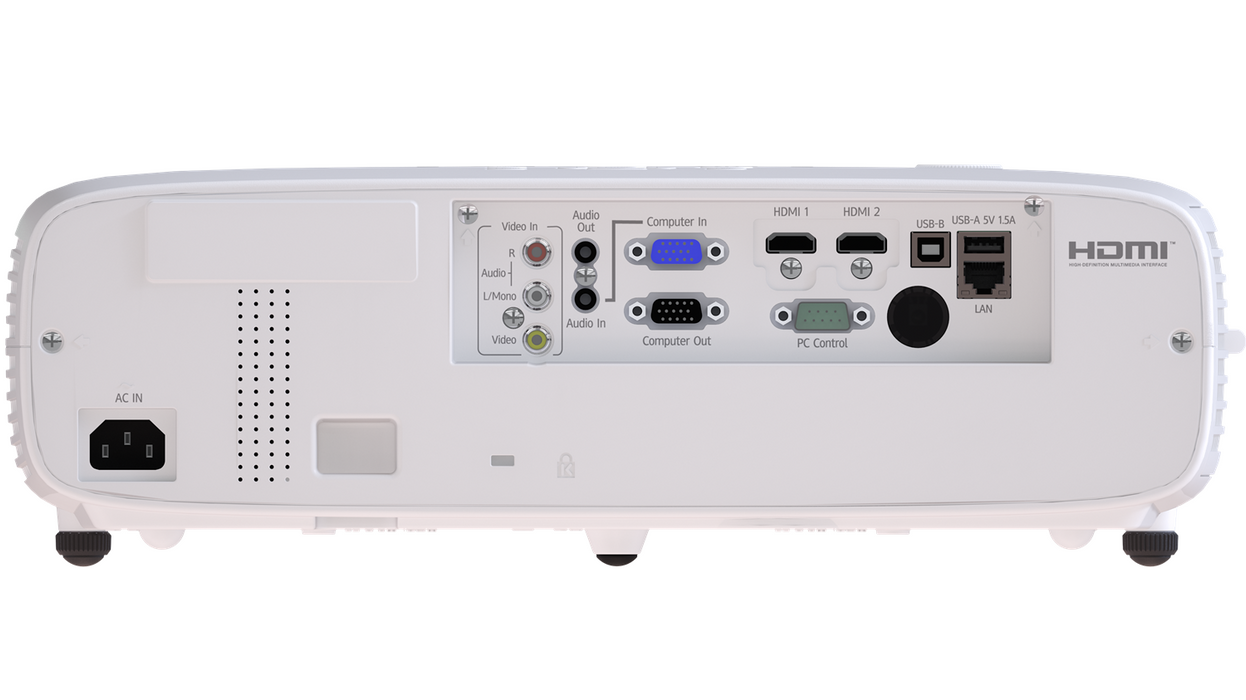 Short-focus laser 3CLD projector RICOH WUL5A40ST, 55-150" WXGA 1920x1200, 4500 Lumens, from 51 cm