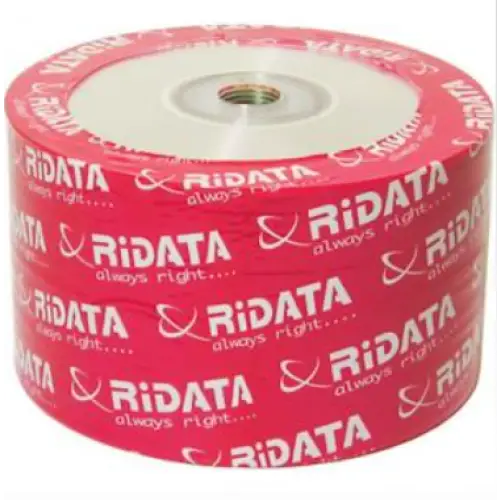 Ridata DVD-R 4.7Gb./16X 50 pcs. in cellophane - CD/DVD<<<Оптични носители<<<MediaTrade