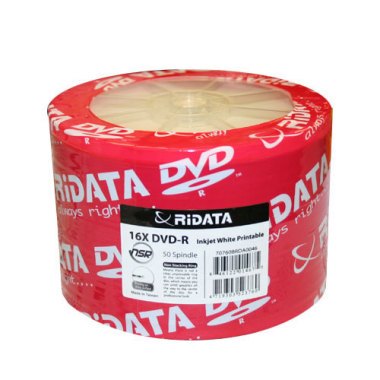 DVD-R RIDATA PRINTABLE 4.7Gb./16X ( bulk 50 pcs )