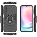 Ring Armor case for Samsung Galaxy A24 4G armored cover magnetic holder ring black - Cell phone cases