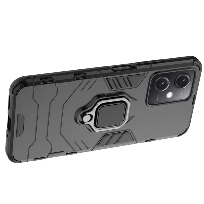 Ring Armor Case for Xiaomi Redmi Note 12 5G / Poco X5 5G Armor Cover Magnetic Holder Ring Black - Cell phone cases