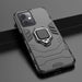 Ring Armor Case for Xiaomi Redmi Note 12 5G / Poco X5 5G Armor Cover Magnetic Holder Ring Black - Cell phone cases
