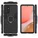 Ring Armor Case Kickstand Tough Rugged Cover for Samsung Galaxy A72 4G black - Cell phone cases and covers<<<HurtelXML