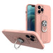 Ring Case silicone case with finger grip and stand for iPhone 13 Pro pink - Cell phone cases and covers<<<HurtelXML