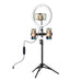Ring light PULUZ with tripod and phone holder PKT3099B - Lamps<<<Photo studio<<<Photo and cameras<<<InnproXML