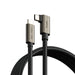 Ringke 3.2 gen. 2x2 USB-C PD 3.1 240W 1m angled cable - black - Cables and tapes<<<HurtelXML