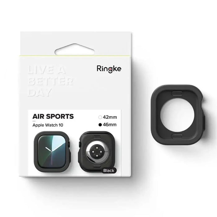 Ringke Air Case for Apple Watch 10 46mm - Black - Cell phone cases and covers<<<HurtelXML